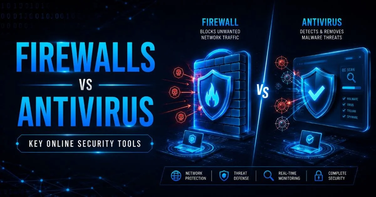 Firewalls vs Antivirus: Key Online Security Tools